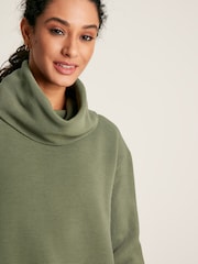 Joules Willow Green Cowl Neck Sweatshirt - Image 6 of 7