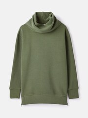 Joules Willow Green Cowl Neck Sweatshirt - Image 7 of 7