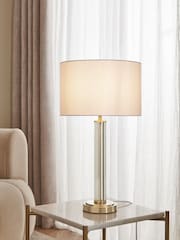 Lipsy Gold Glass Table Lamp - Image 1 of 3