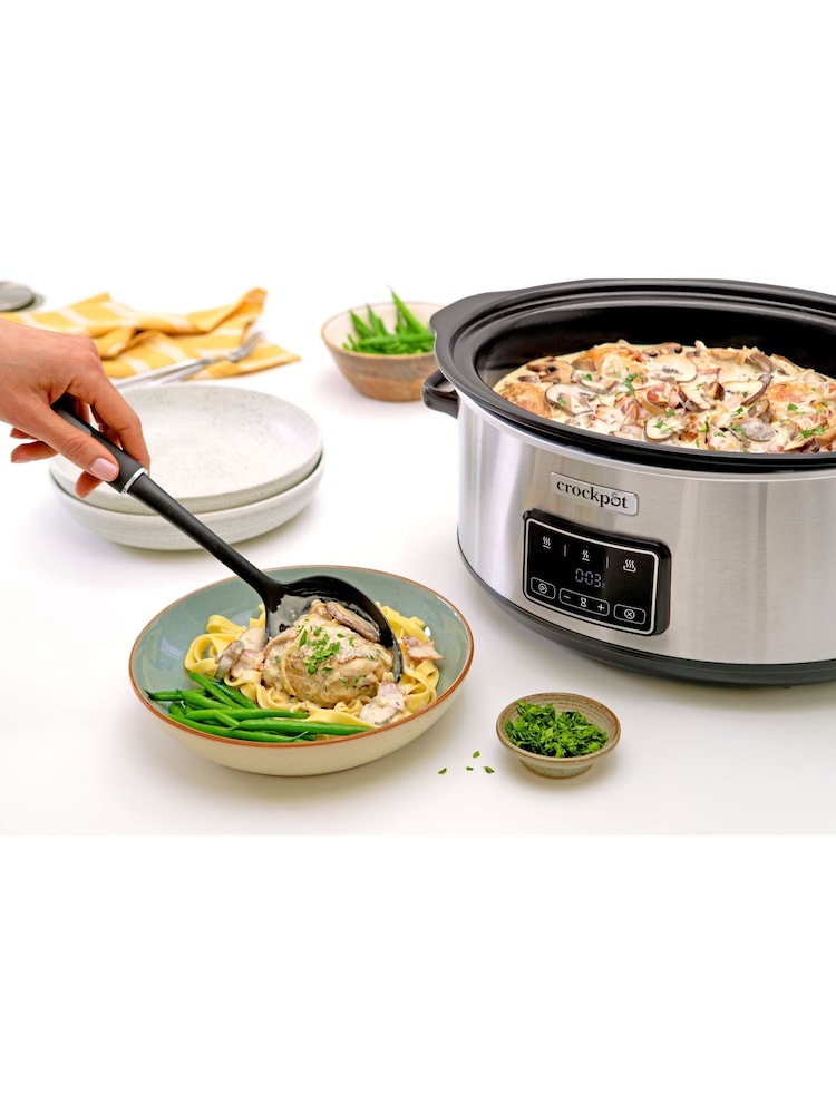 Crockpot Black Sizzle Stew Digital Slow Cooker - Image 2 of 6