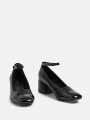 Linzi Black Emilia Closed Toe Block Heeled Shoe - Image 4 of 5