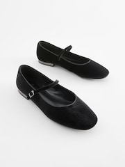 Schwarz-Silber - Forever Comfort® Mary-Jane-Schuhe - Bild 1 von 5