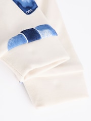 Cream Elephant Print 2.5 Tog Removable Sleeve 100% Cotton Sleep Bag - Image 10 of 10