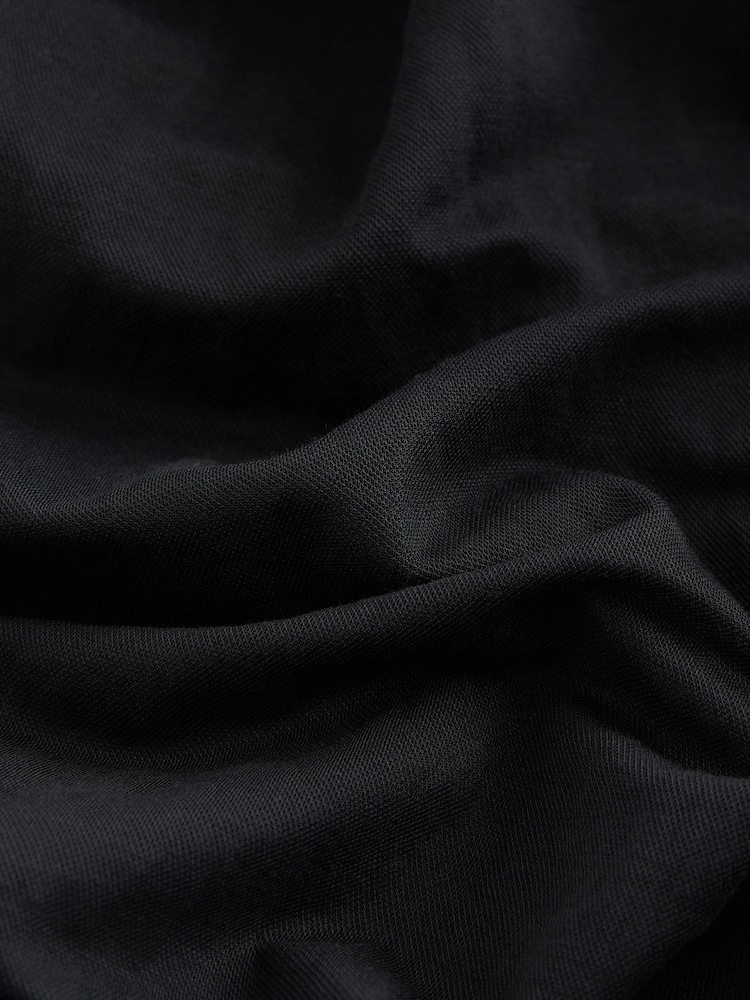 Charcoal Grey Plunge V-Neck Occasion Wide Leg Halter Jumpsuit - Image 6 of 6