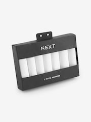 White 100% Cotton Handkerchiefs Seven Pack - Image 2 of 4