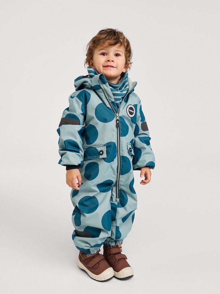 Reima Green Waterproof ReimaTec Midseason Marte Mid Snowsuit - Image 1 of 7 Reima Green Waterproof ReimaTec Midseason Marte Mid Snowsuit - Image 1 of 7