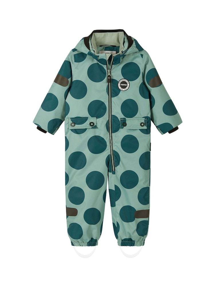 Reima Green Waterproof ReimaTec Midseason Marte Mid Snowsuit - Image 2 of 7 Reima Green Waterproof ReimaTec Midseason Marte Mid Snowsuit - Image 2 of 7
