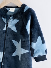 Blue Star Fleece Sleepsuit - Image 3 of 7