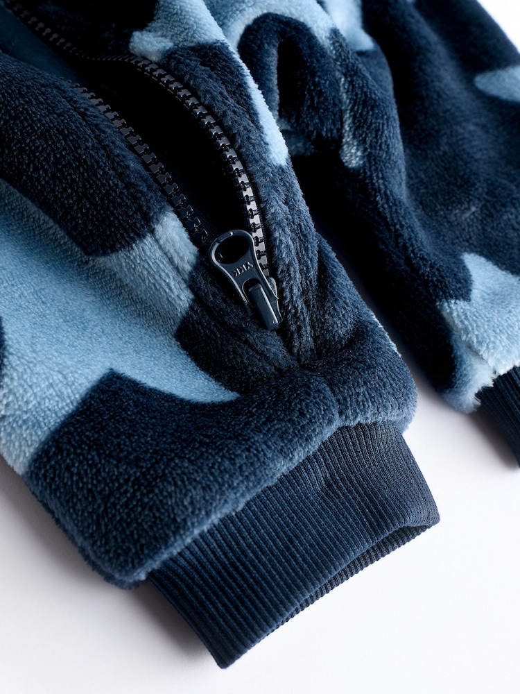 Blue Star Fleece Sleepsuit - Image 7 of 7