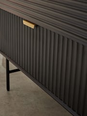 MADE.COM Black Haines Mango Wood Chest of Drawers - Image 3 of 5
