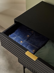 MADE.COM Black Haines Mango Wood Chest of Drawers - Image 4 of 5