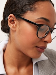 Black Round Ready to Read Glasses - Image 2 of 6