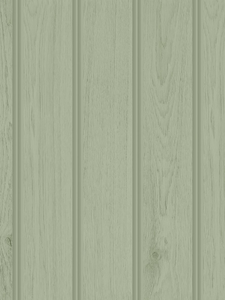 Hoopla Walls Sage Tongue And Groove Wallpaper - Image 2 of 2