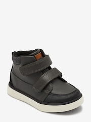 Black Standard Fit (F) Warm Lined Touch Fastening Boots - Image 2 of 4