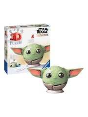 Star Wars Grogu with Ears 3D Puzzle Ball 72 Piece Jigsaw - Image 1 of 4
