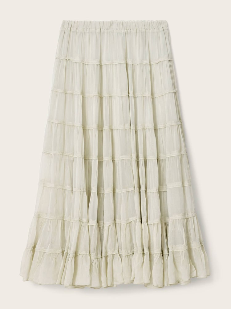 AllSaints Green Eva Skirt - Image 7 of 7