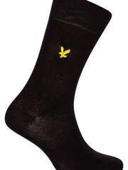 Lyle & Scott Black Core Socks 5 Pack - Image 2 of 2