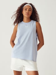 Under Armour Blue Campus Muscle Vest - Image 4 of 6