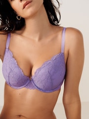 أبيض/أرجواني - حزمة من 2 حمالات صدر دانتيل - صورة 3 من 10