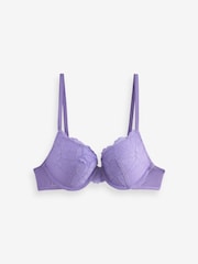 أبيض/أرجواني - حزمة من 2 حمالات صدر دانتيل - صورة 8 من 10