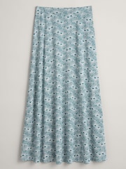 Seasalt Cornwall Teal Blue Rose Skirt - Image 6 of 7