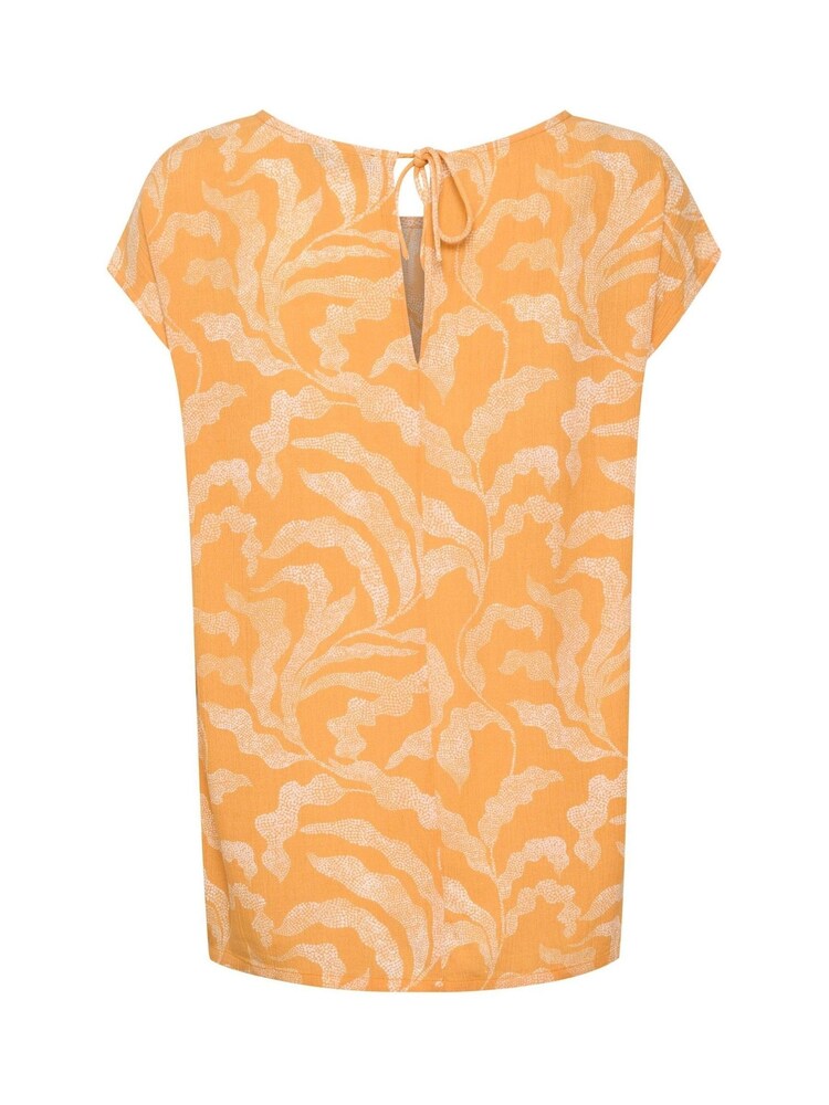 Soaked in Luxury Orange Zaya Short Sleeve Blouse - Image 5 of 5 Soaked in Luxury Orange Zaya Short Sleeve Blouse - Image 5 of 5