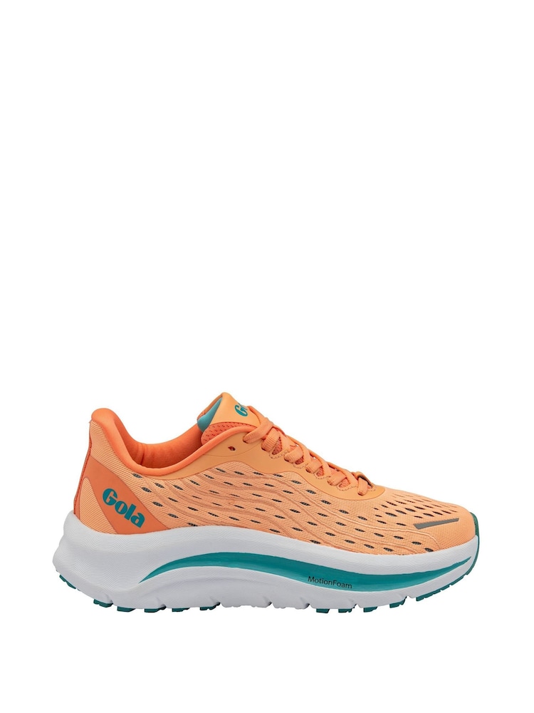 Gola Orange Ladies Alzir Speed Mesh Lace-Up Running Trainers - Image 1 of 5 Gola Orange Ladies Alzir Speed Mesh Lace-Up Running Trainers - Image 1 of 5