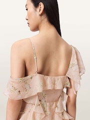 AllSaints Pink Sienna Dress - Image 2 of 8