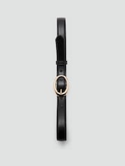 Mango Black Slim Pu Belt - Image 2 of 4