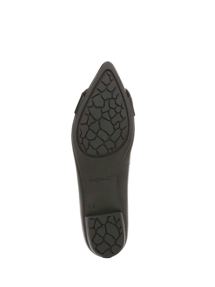 Vionic Arielle Leather Black Ballerinas - Image 7 of 7