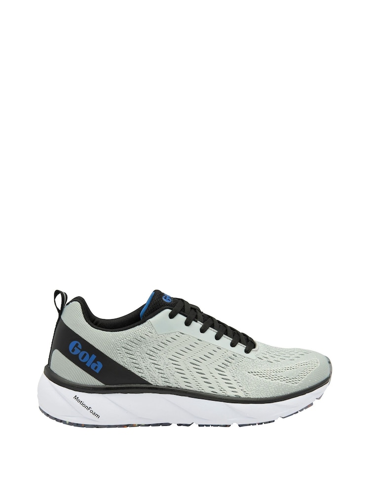 Gola Grey Gola Mens Grey Ultra Speed 2 Mesh Lace-Up Running Trainers - Image 1 of 4