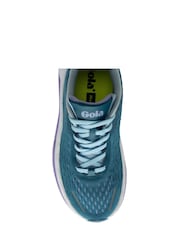 Gola Blue Ladies Alzir Speed Mesh Lace-Up Running Trainers - Image 4 of 4