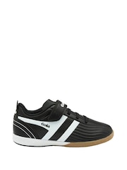 Gola Black Super Cobra TX QF Microfibre Strap Kids Football Trainers - Image 1 of 4
