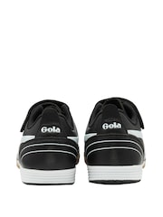 Gola Black Super Cobra TX QF Microfibre Strap Kids Football Trainers - Image 3 of 4