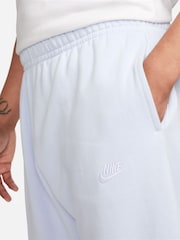 Nike Grey Club Cuffed Joggers - Image 8 of 14