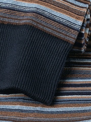 Charles Tyrwhitt Chocolate Brown Stripe Socks - Image 2 of 2