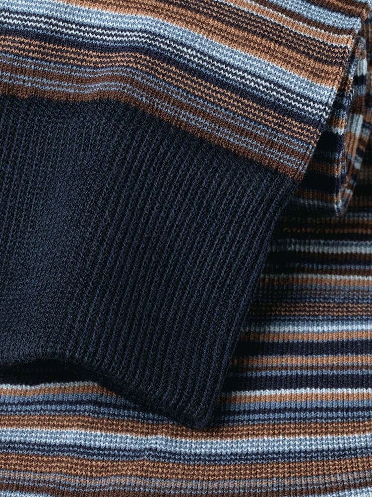 Charles Tyrwhitt Chocolate Brown Stripe Socks - Image 2 of 2