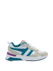 Gola White Navis Mesh Lace-Up Ladies Running Trainers - Image 1 of 4