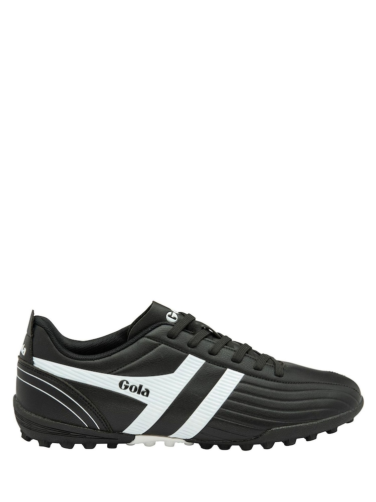 Gola Black Mens Super Cobra Turf Microfibre Lace-Up Football Boots - Image 1 of 4