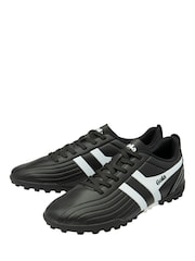 Gola Black Mens Super Cobra Turf Microfibre Lace-Up Football Boots - Image 2 of 4