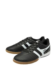 Gola Black Super Cobra TX Microfibre Lace-Up Juniors Football Trainers - Image 2 of 4