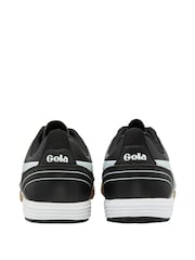 Gola Black Super Cobra TX Microfibre Lace-Up Juniors Football Trainers - Image 3 of 4