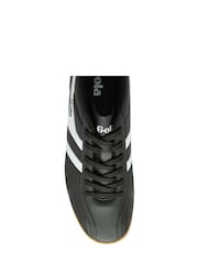 Gola Black Super Cobra TX Microfibre Lace-Up Juniors Football Trainers - Image 4 of 4