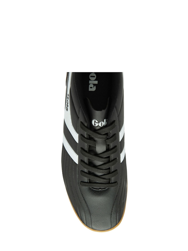 Gola Black Super Cobra TX Microfibre Lace-Up Juniors Football Trainers - Image 4 of 4