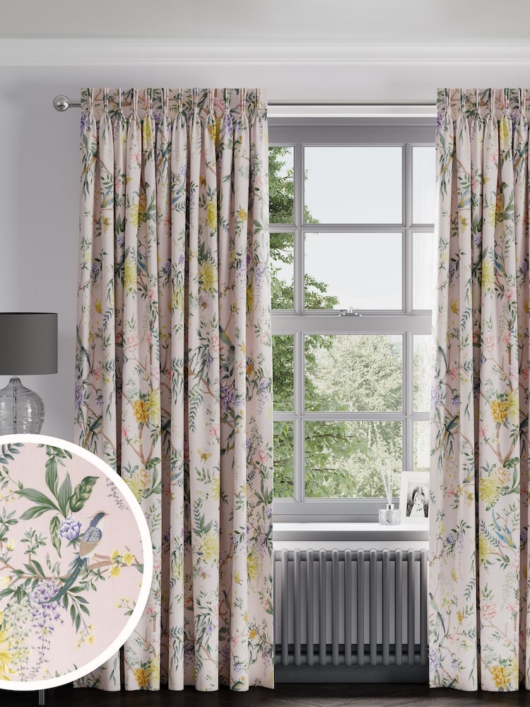 Pink Emporium Made to Measure 100% Cotton Curtains - Image 1 of 9