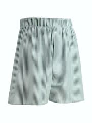 Charles Tyrwhitt Mint Green Stripe Woven Boxers - Image 1 of 2