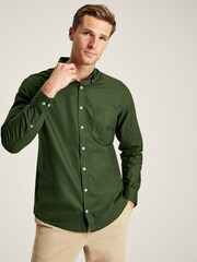 Joules Oxford Green Long Sleeve Oxford Shirt - Image 1 of 7
