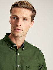 Joules Oxford Green Long Sleeve Oxford Shirt - Image 6 of 7