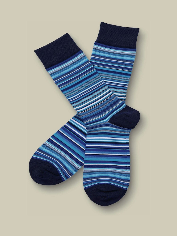 Raya azul - Calcetines de Charles Tyrwhitt - Imagen 1 de 2 Raya azul - Calcetines de Charles Tyrwhitt - Imagen 1 de 2