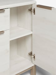 White Bronx Oak Effect Large Sideboard - Image 11 of 11